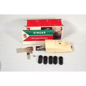 Singer Buttonholer Attachment No. 489510 For Vertical-Needle Zig-Zag Machines